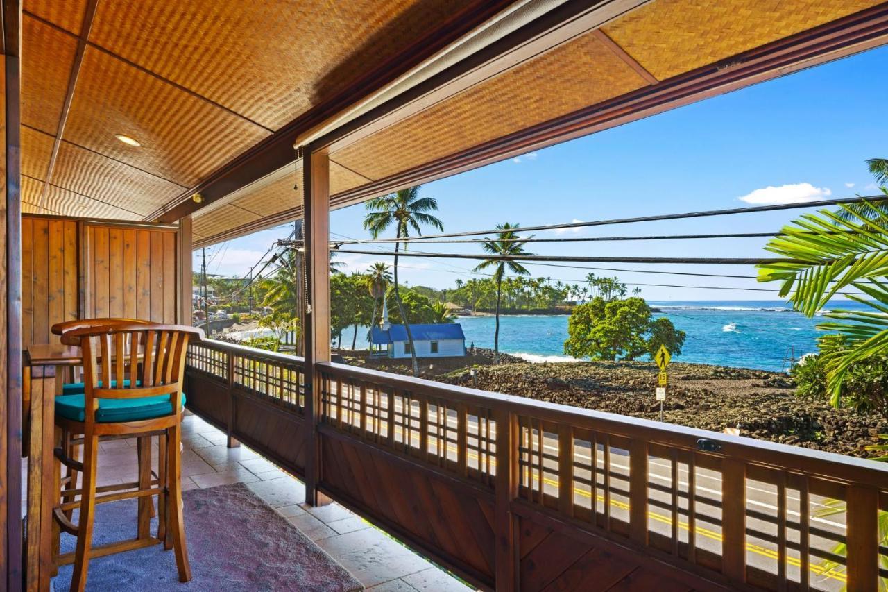 Seaspray Oceanview Apartman Kailua Kültér fotó