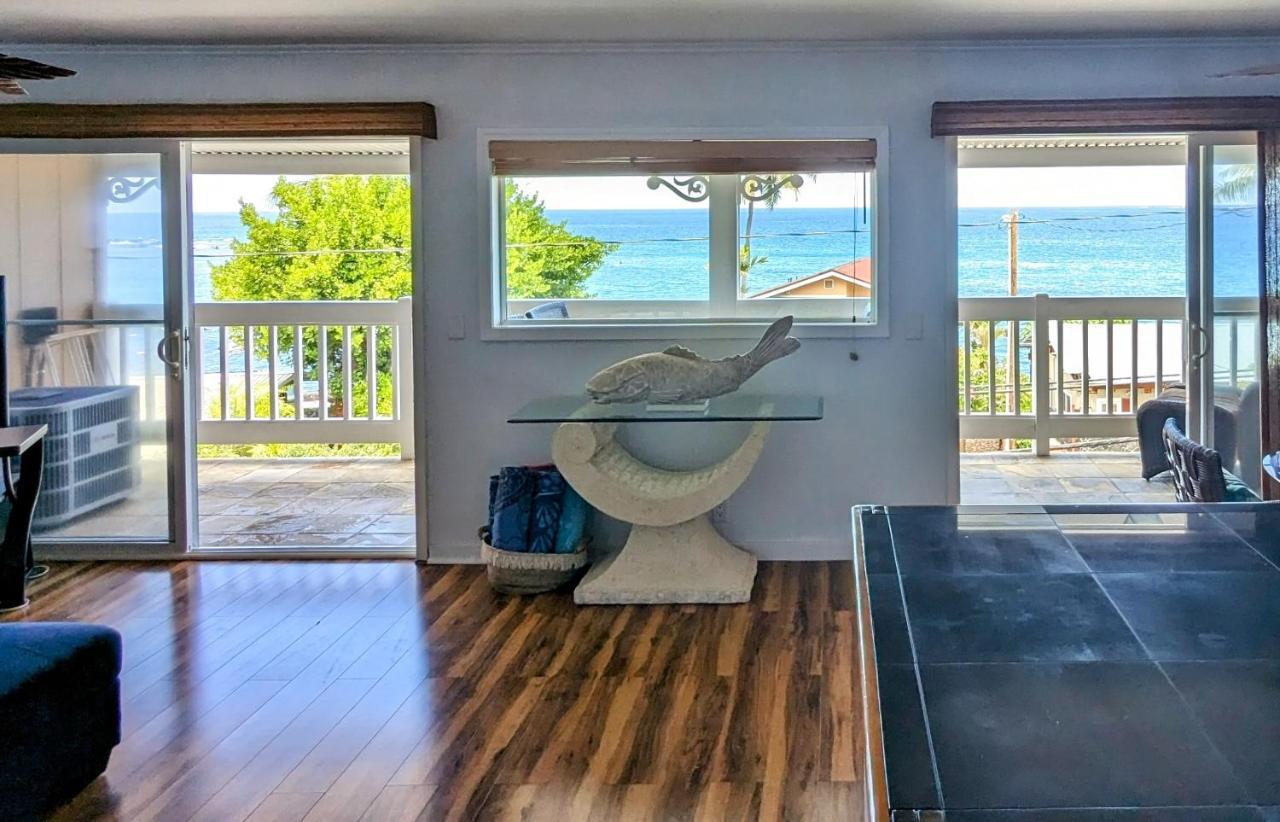 Seaspray Oceanview Apartman Kailua Kültér fotó