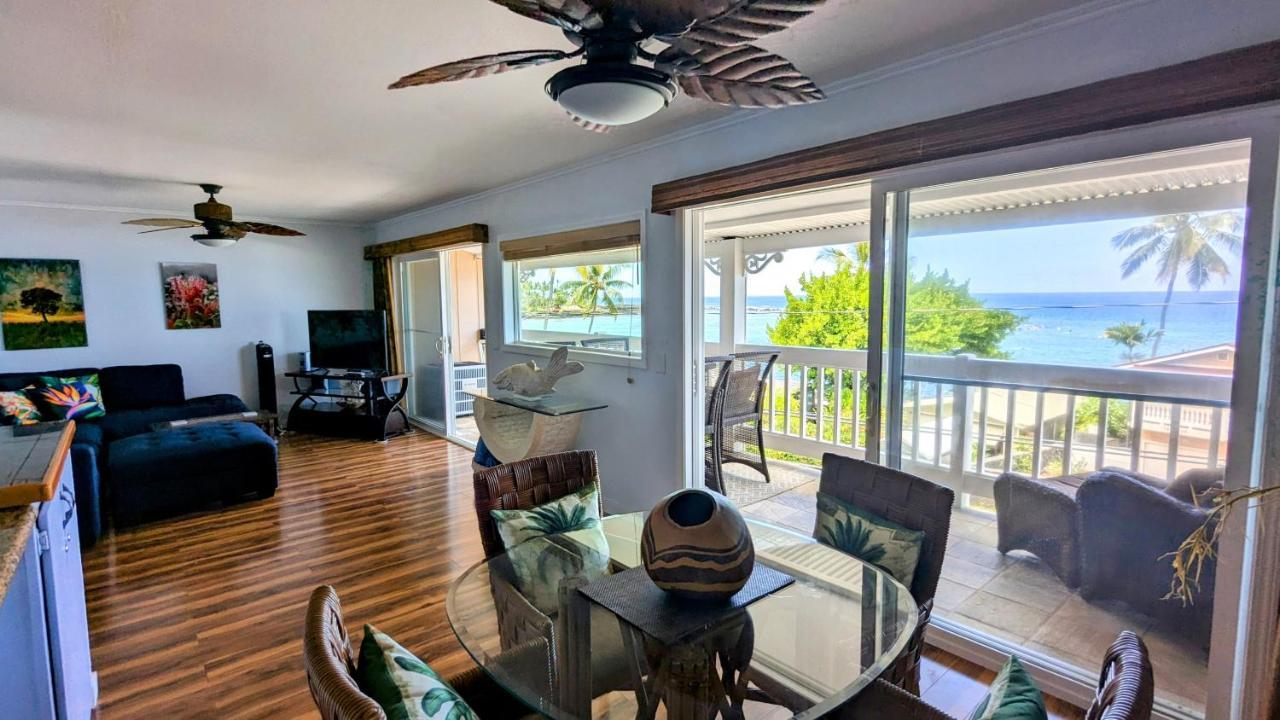 Seaspray Oceanview Apartman Kailua Kültér fotó