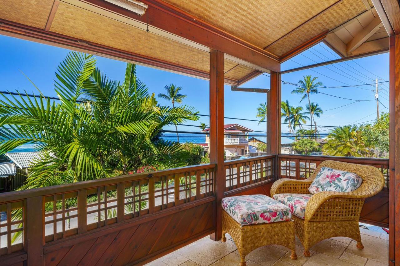 Seaspray Oceanview Apartman Kailua Kültér fotó