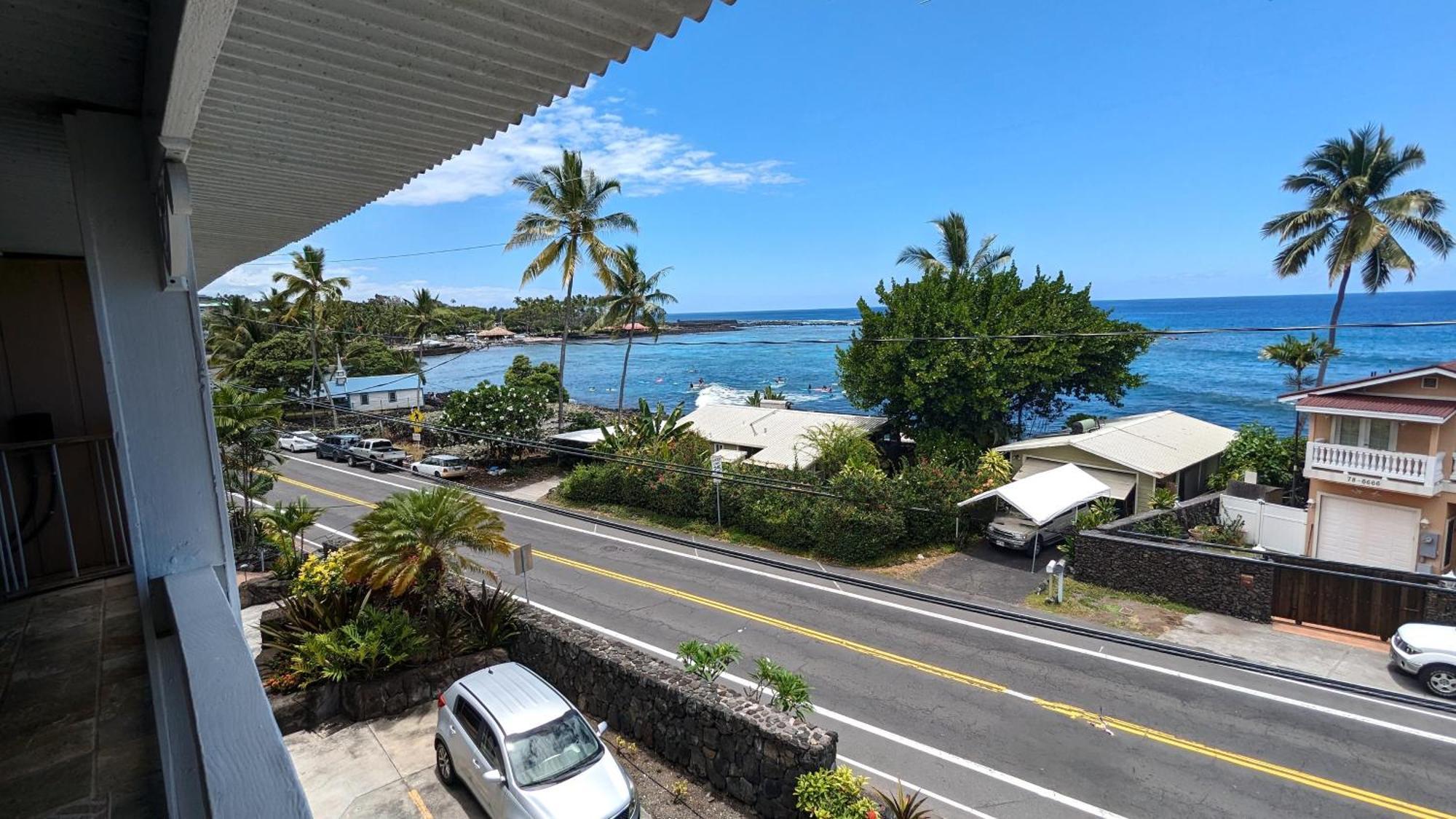 Seaspray Oceanview Apartman Kailua Kültér fotó