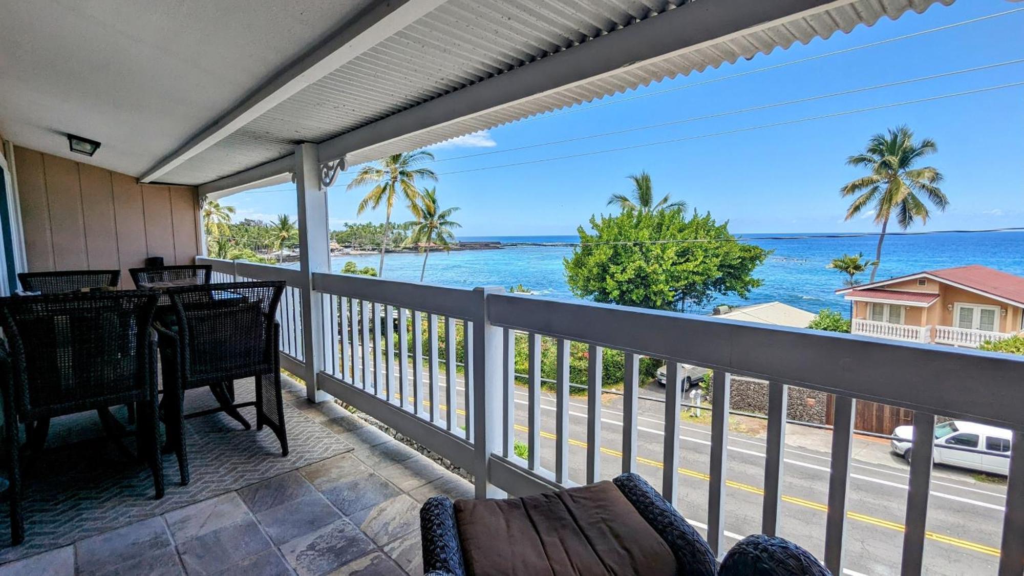 Seaspray Oceanview Apartman Kailua Kültér fotó