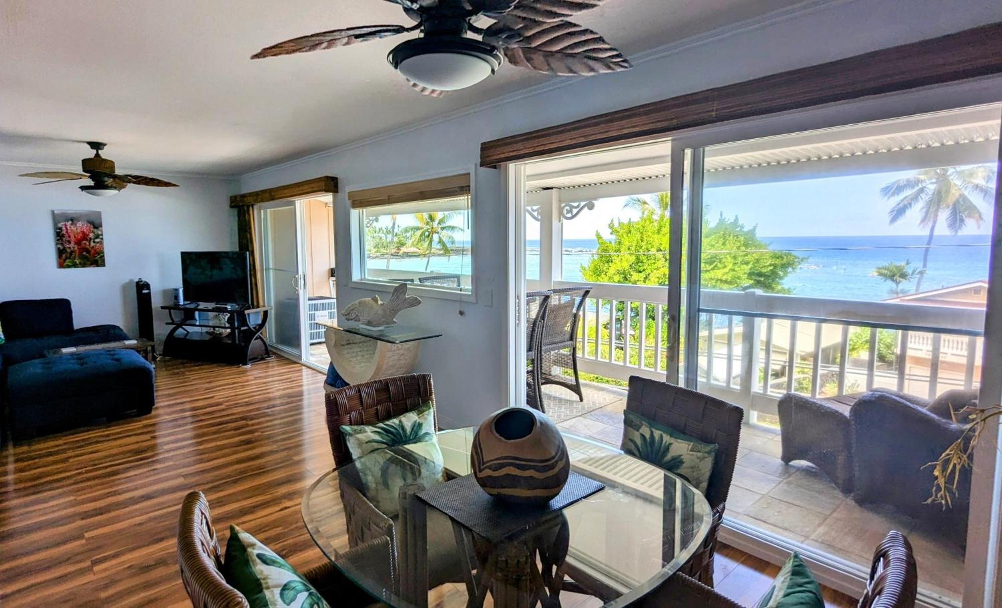 Seaspray Oceanview Apartman Kailua Kültér fotó