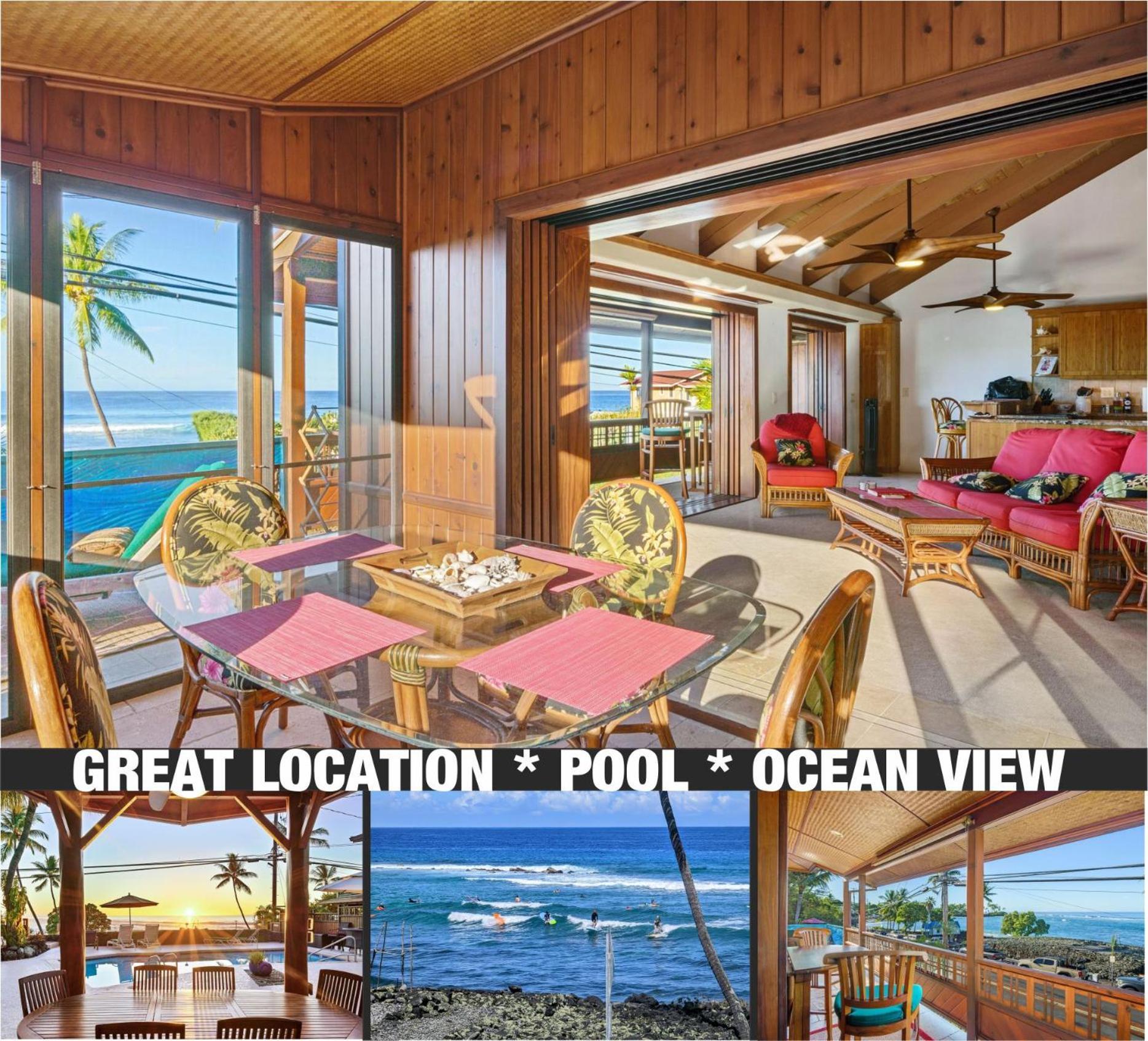 Seaspray Oceanview Apartman Kailua Kültér fotó